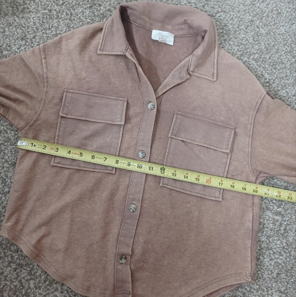 Hippie Rose Button Long Sleeve Top - Picture 9 of 12